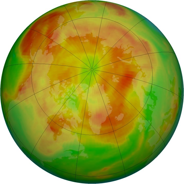 Arctic ozone map for 15 May 1979